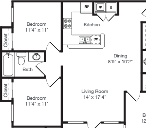 C3 - 3bed/2bath